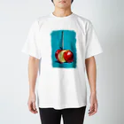 odds&endsの絵の具で描いたレトロリンゴ飴 Regular Fit T-Shirt