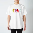 くまさん（麦食くま）のくまさん「熊文字」 Regular Fit T-Shirt