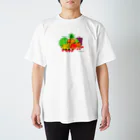 ひなたいようさんの🍓🍌🍎フルーツ🍈🍍🍇🍒 スタンダードTシャツ