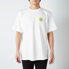 GOODS SHOP【そぞろな小窓】 SUZURI店の[ワンポイント]【ごきげんれもん】Ｔシャツ Regular Fit T-Shirt
