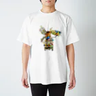 ねこぜや のROBOBO お出かけ スタンダードTシャツ