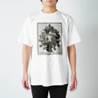 Public Domain GraphicのArm with three lilies (1785 - 1833)  スタンダードTシャツ