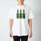 飲兵衛StyleのGreen Beer Bottle 飲兵衛style Regular Fit T-Shirt