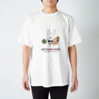 でっぱ♡うさぎの黒ビキニ Regular Fit T-Shirt