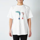 すしずの飛び出すエビ スタンダードTシャツ