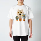 ねこふくろうグッズのねこふくろう電球 スタンダードTシャツ