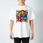 MINIMUMのカラフルネコ様 スタンダードTシャツ