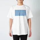 ぱんだがすきのいいことあるで 青 スタンダードTシャツ