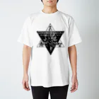 Ａ’ｚｗｏｒｋＳの六芒星ネクロマンサー ブラックアンクリバース Regular Fit T-Shirt