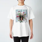 3to10 Online Store SUZURI店のクリーソーダ好きが見た白昼夢7 Regular Fit T-Shirt