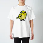 Cody the LovebirdのChubby Bird マメルリハ　イエロー スタンダードTシャツ