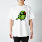 Cody the LovebirdのChubby Bird　ワカケホンセイインコ　グリーン Regular Fit T-Shirt