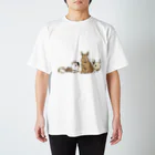 Lichtmuhleの小動物ランド(セピア) スタンダードTシャツ