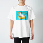 しろくまくんショップのしろくま夏満喫中 Regular Fit T-Shirt