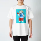 しろくまくんショップのスイカ食ってドヤ顔のしろくま Regular Fit T-Shirt