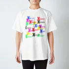 X-Dimensions team goodsのlogo arrange4 Regular Fit T-Shirt