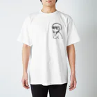 有楽魑(うらち)の退屈な、日々(文字無白) Regular Fit T-Shirt