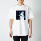 工房もりふくろうのアフリカオオコノハズク Regular Fit T-Shirt