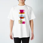 フォーヴァのスイーツタイム－紅茶・ティーポット・シュガー&ミルク－sweets time－スイーツタイム－ Regular Fit T-Shirt