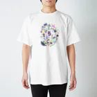 小川賀子のお花にかこまれて スタンダードTシャツ