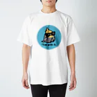 Cody the LovebirdのChubby Bird サングラスをかけたオカメインコ Regular Fit T-Shirt