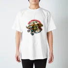 キカイ王国【イラストレーター城谷俊也】Kikaioukokuのキカイ・チラノサウルスTシャツ Regular Fit T-Shirt