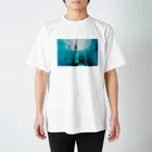 Hologram SHOPのcoin locker blue スタンダードTシャツ