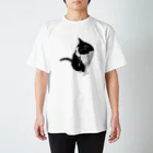 マツバラの横向きねこ スタンダードTシャツ