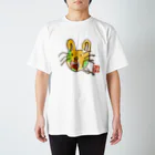 17ささぱんのはなじブーウサギ Regular Fit T-Shirt