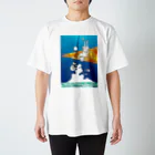 さくらんぼ堂のラムネ色の花弁 スタンダードTシャツ