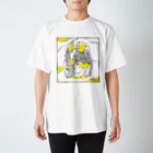 フクハラアキコの【audace × フクハラアキコ】laperirostum柄 スタンダードTシャツ