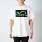 あしゅらんのUkiyoe Octopus Regular Fit T-Shirt