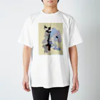 keeeeeep smilingの参戦する猫 （ LINEをめぐる戦い） Regular Fit T-Shirt