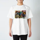 kuku_kukoのアジサイガール Regular Fit T-Shirt