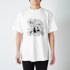 ラクトゥナの屋台のポップ守ってあげるちゃん Regular Fit T-Shirt