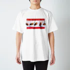 超水道のghostpia ショートスリーブTシャツ【レッドババア[Bricolage]】（5000円バージョン） スタンダードTシャツ