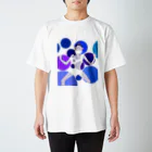 超水道のghostpia ショートスリーブTシャツ【ブルージジイ[Restructuring]】 Regular Fit T-Shirt