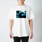 あだにや ひろみつの碧の中の光と影 Regular Fit T-Shirt