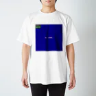 warehouseのSQUARE (blue) Regular Fit T-Shirt