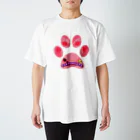 くぅTikTok猫部のTikTok猫部肉球デザインTシャツ スタンダードTシャツ