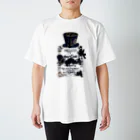 dasEnde+CLOSET(ダスエンデ+クローゼット)のシルクハットと天使達 スタンダードTシャツ