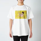 げーむやかんの萌え三つ編みピンク水着キラキラ Regular Fit T-Shirt