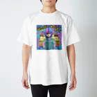 chimpotty shopのWelcome チクニランドを歌うとぅゆ #底辺ボカロPゲー スタンダードTシャツ