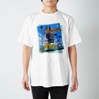 タビノオトモノ☆Tシャツ屋さんのふんどしクマさんの旅路Tシャツ5月編 Regular Fit T-Shirt