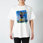 タビノオトモノ☆Tシャツ屋さんのふんどしクマさんの旅路Tシャツ5月編 Regular Fit T-Shirt