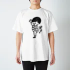 消しゴムはんこbabymiのぷりケツくん Regular Fit T-Shirt