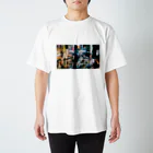 新宿の夜と別れの音の雨の夜 Regular Fit T-Shirt