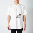 真希ナルセ（マキナル）のよろこぶ白柴 Regular Fit T-Shirt