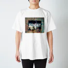 ほないくどうの陽気にSUNDAY Regular Fit T-Shirt