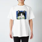 アートの綿毛のgraceful（猫の絵ブログ） Regular Fit T-Shirt